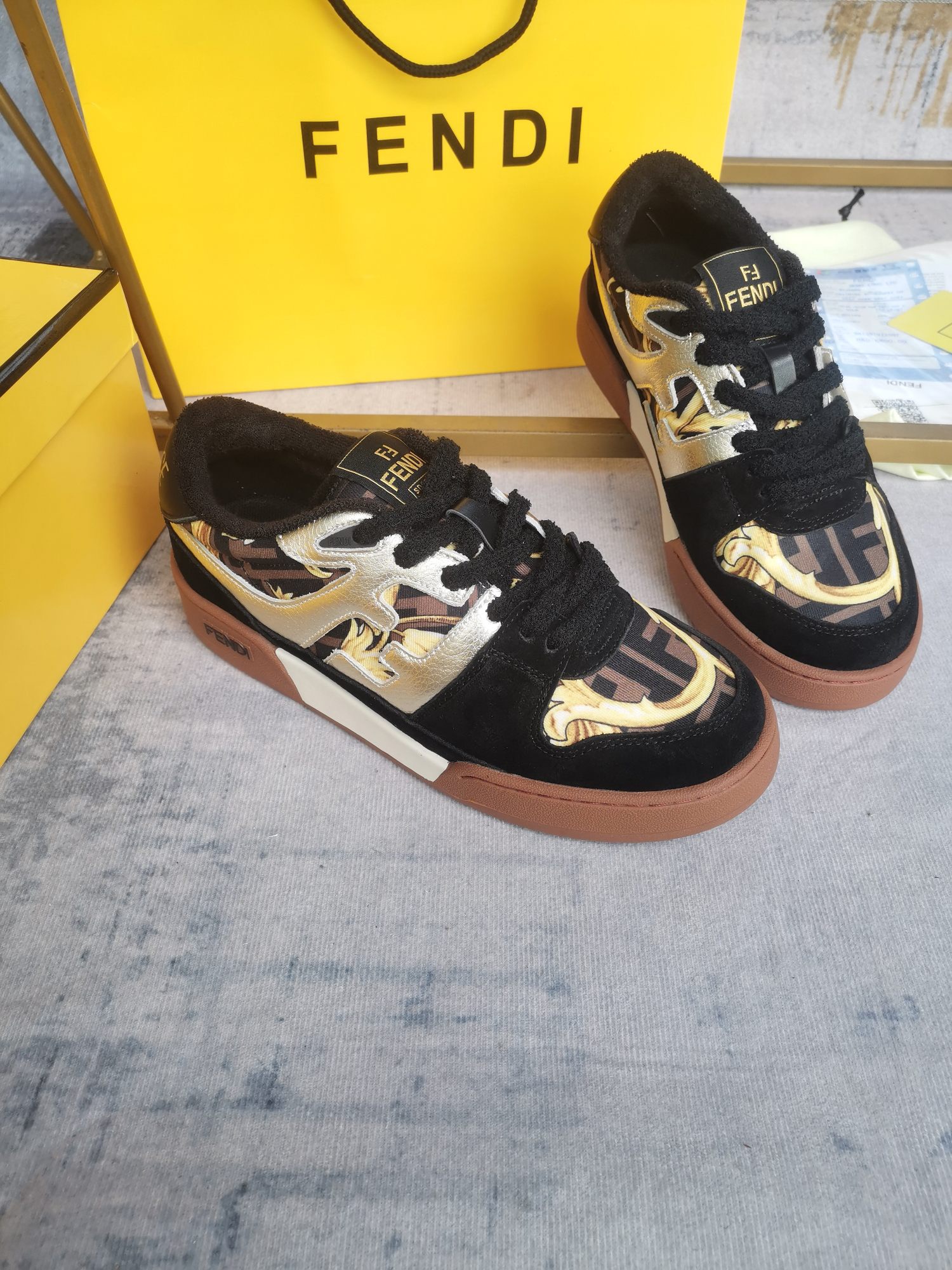 FENDI Match Sneakers