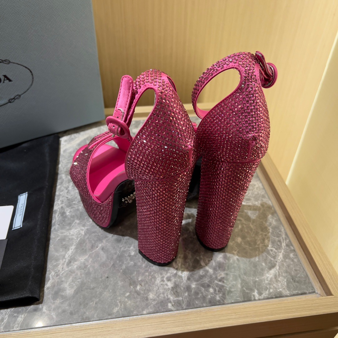 PRADA Diamond-encrusted Heels