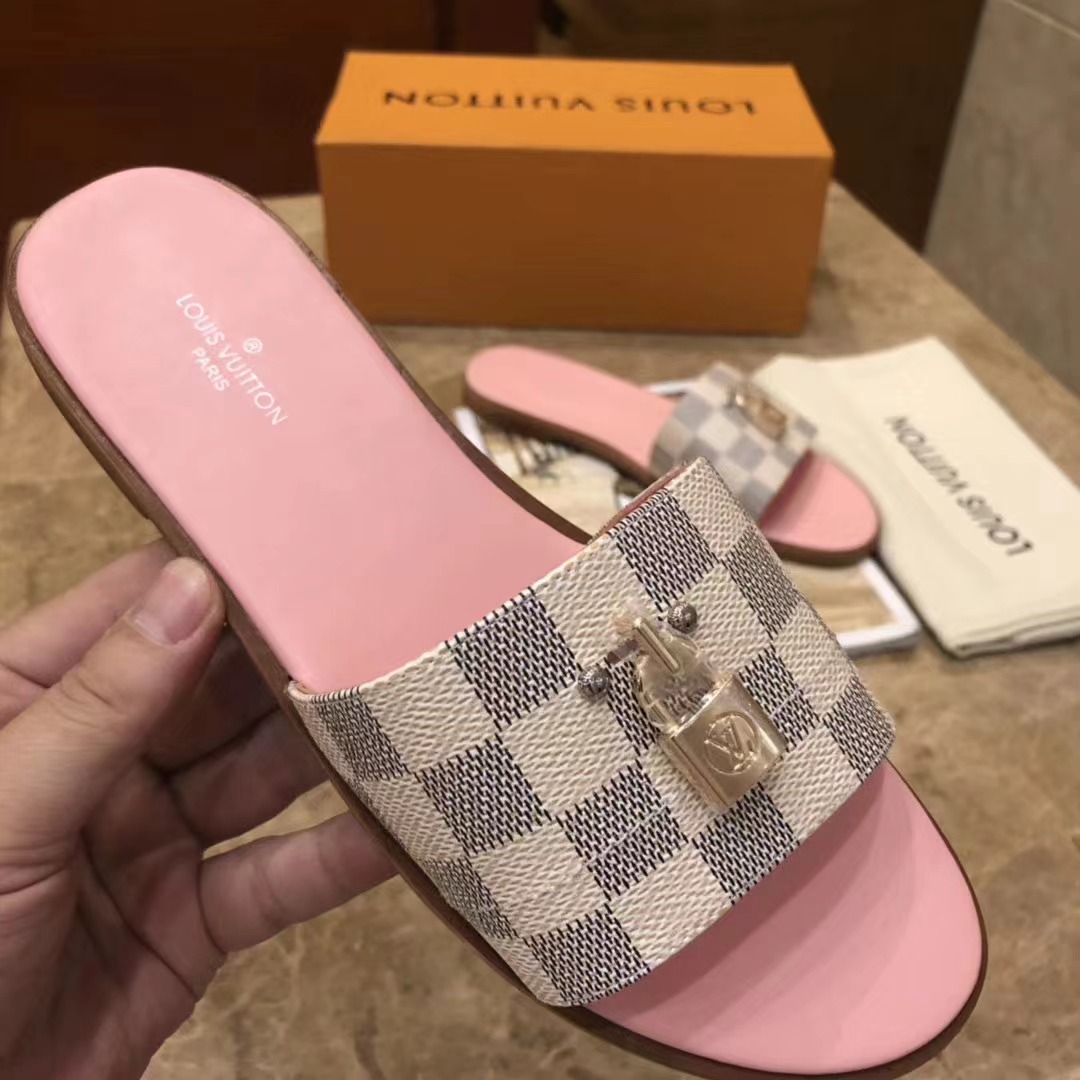 LV Locks Slippers