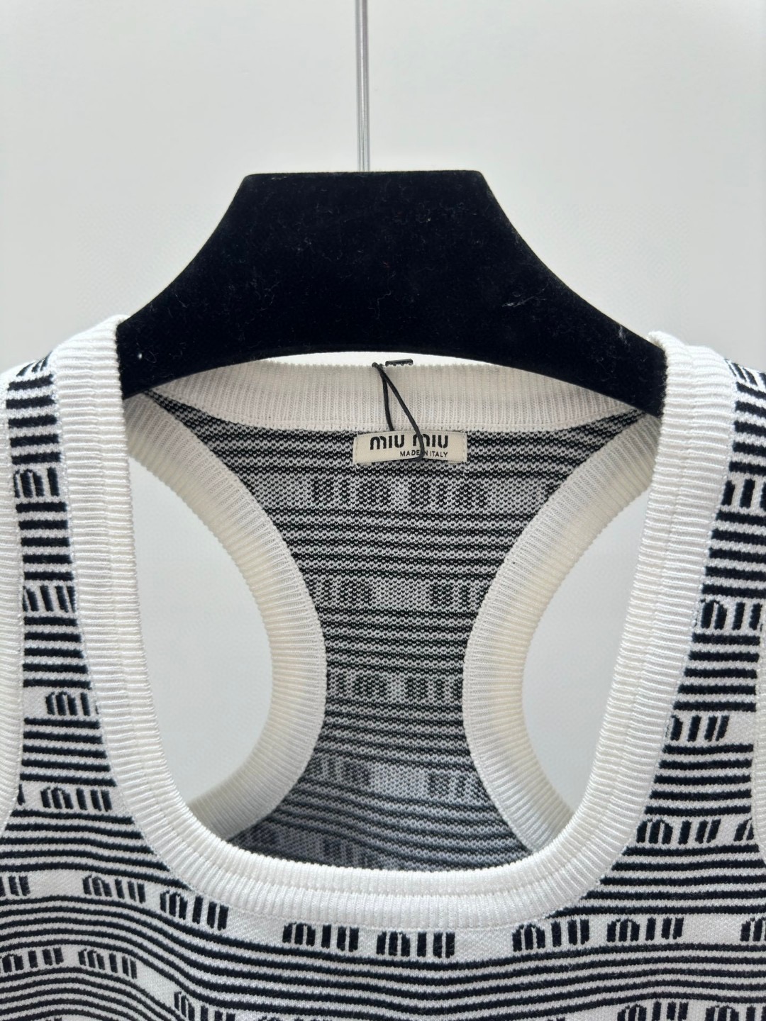 Miu Miu Knit crew neck vest