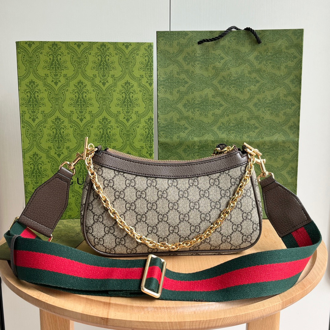 GUCCI Ophidia strawberry Handbag