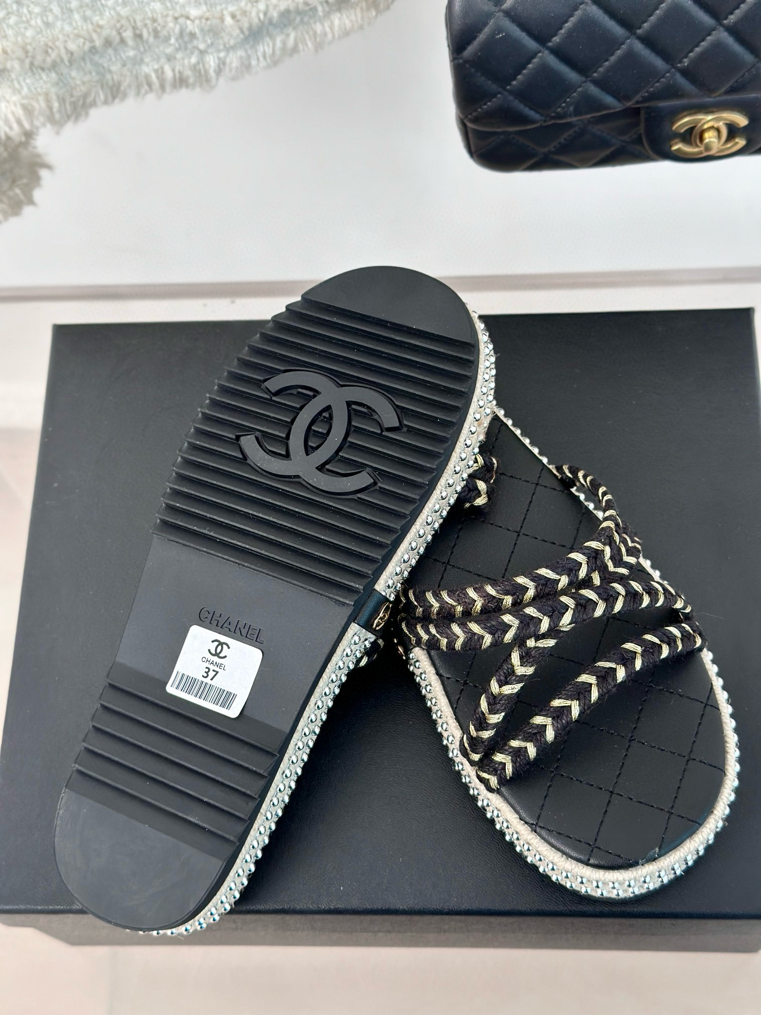 CHANEL Slippers with twine