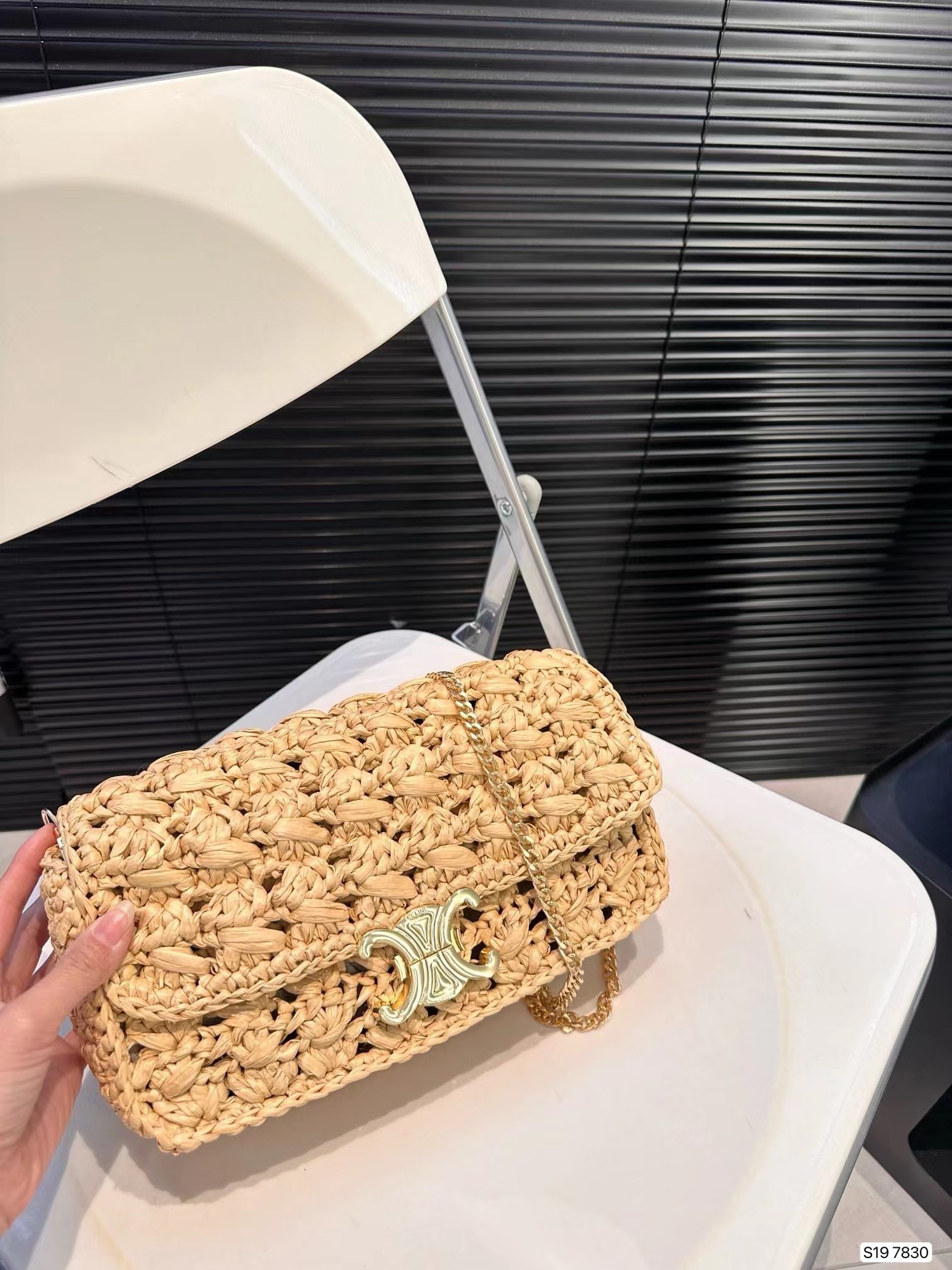 CELINE Woven Handbag