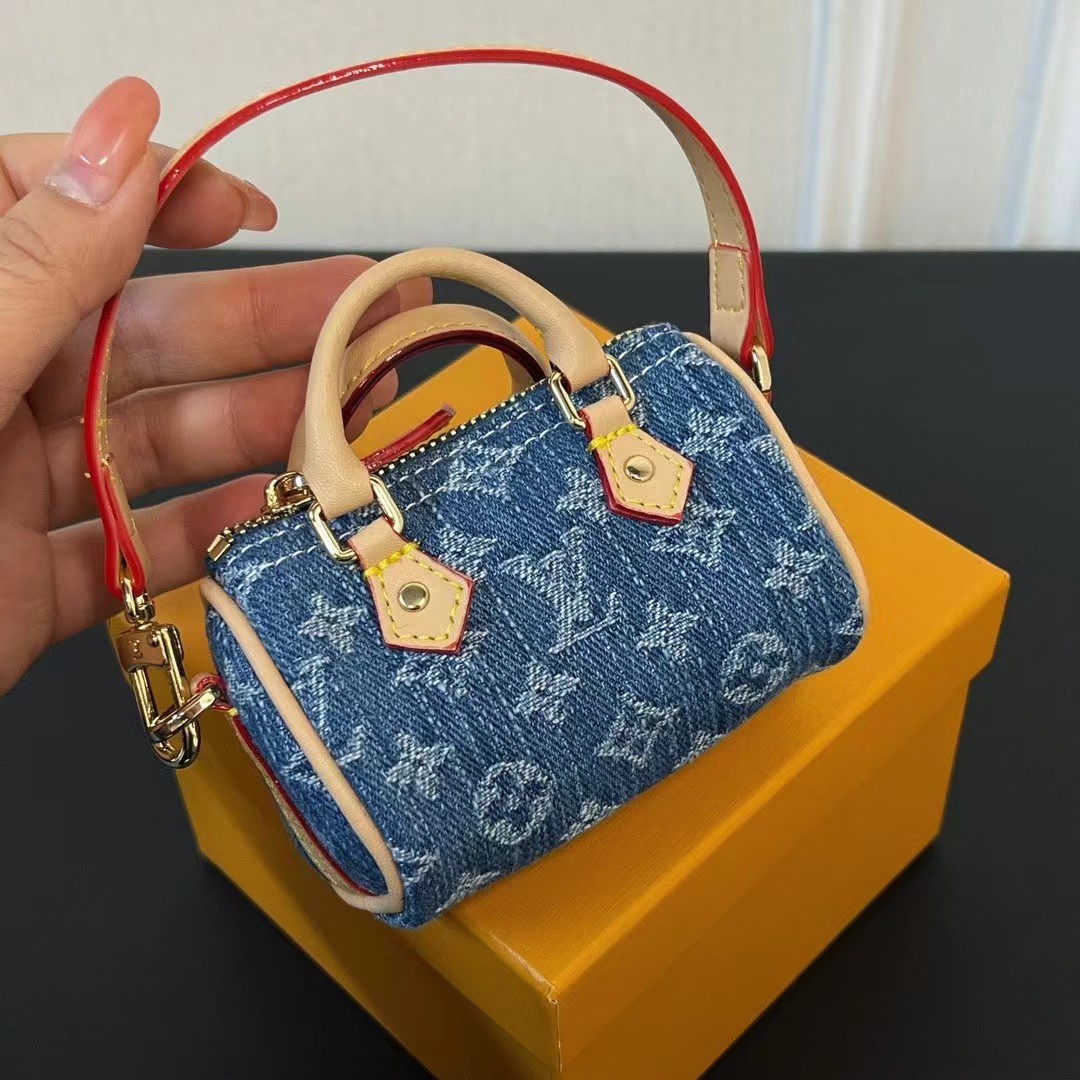 LV Mini Speed Denim Bag