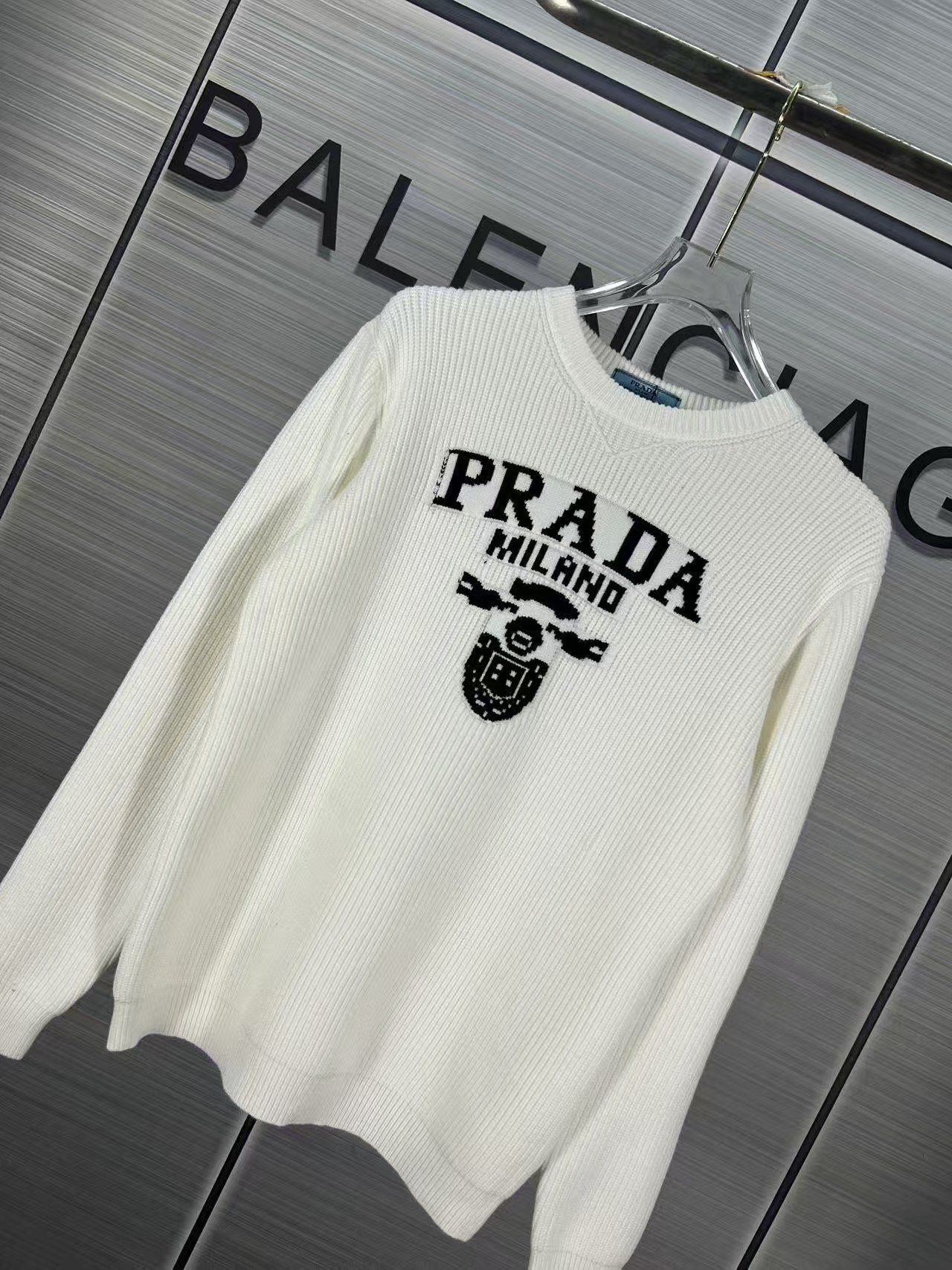 Prada classic letter sweater knitwear