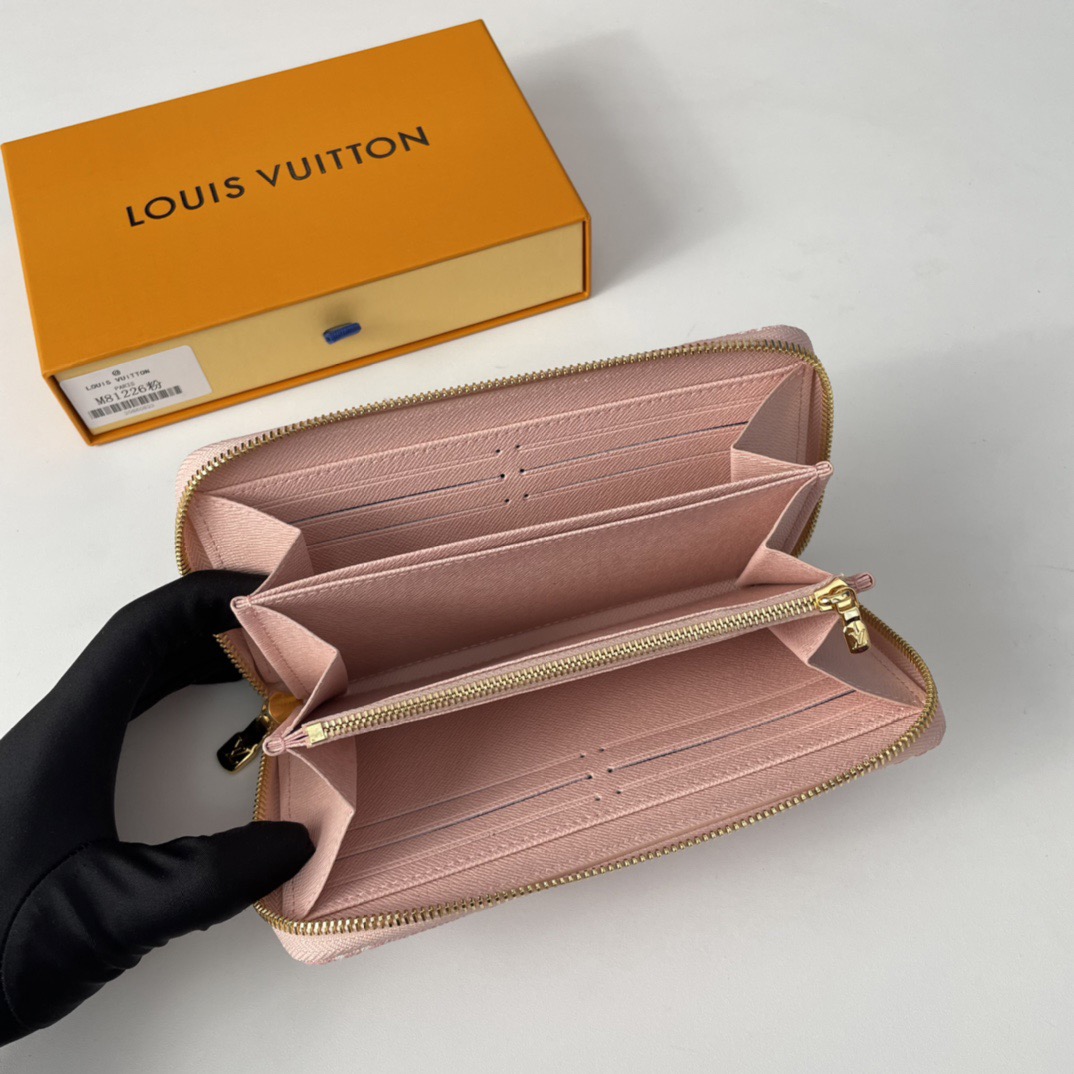 LV Zippy Wallet Monogram Jacquard Denim ( best quality)