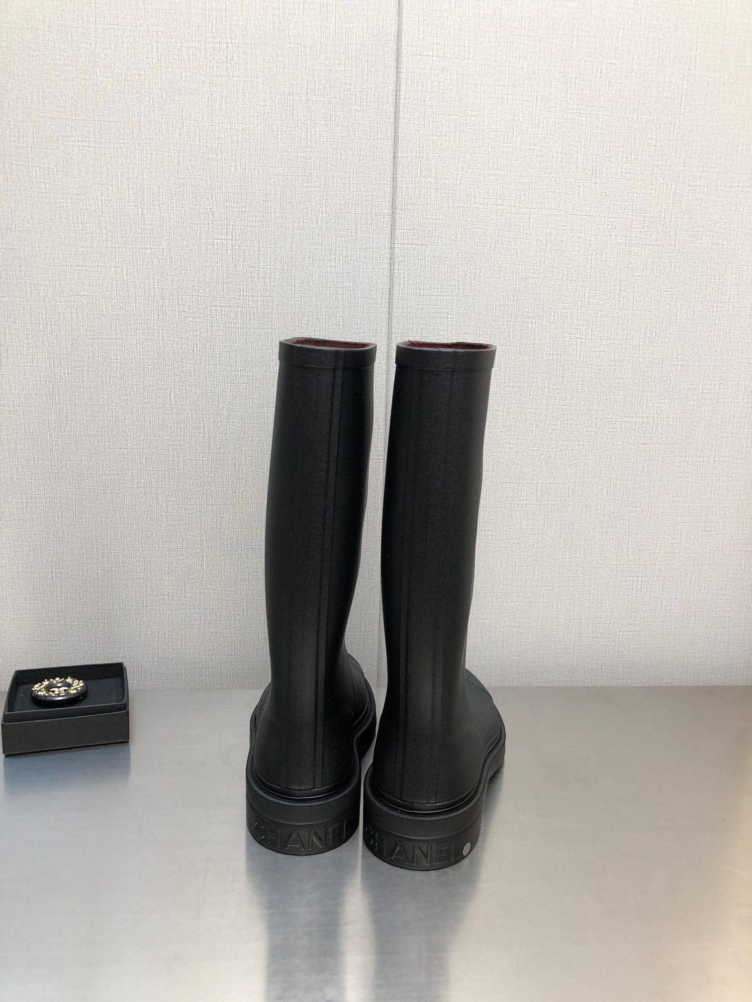 CHANEL PVC Rain Boots