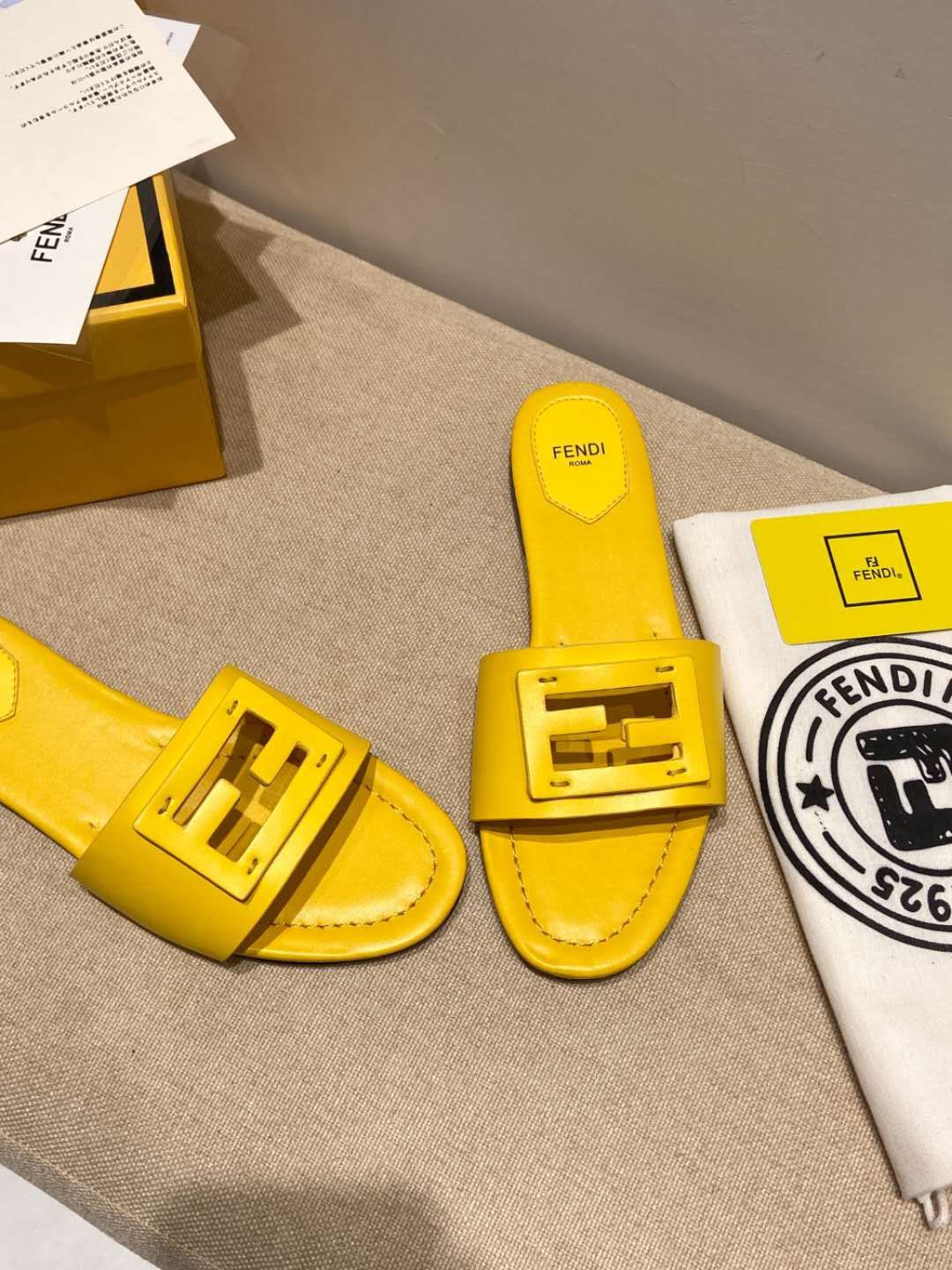FENDI Baguette Slippers