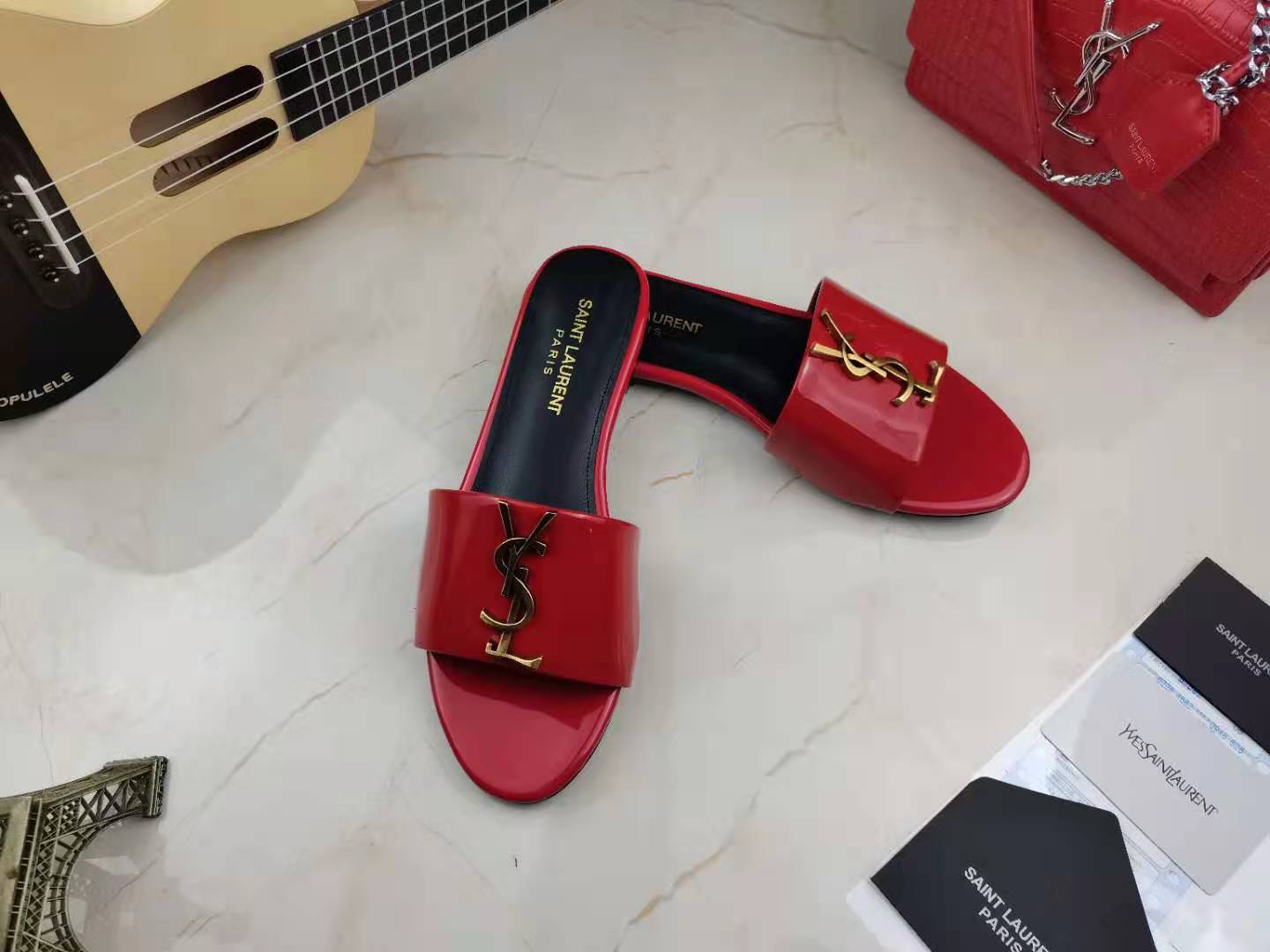 YSL Flat Slippers