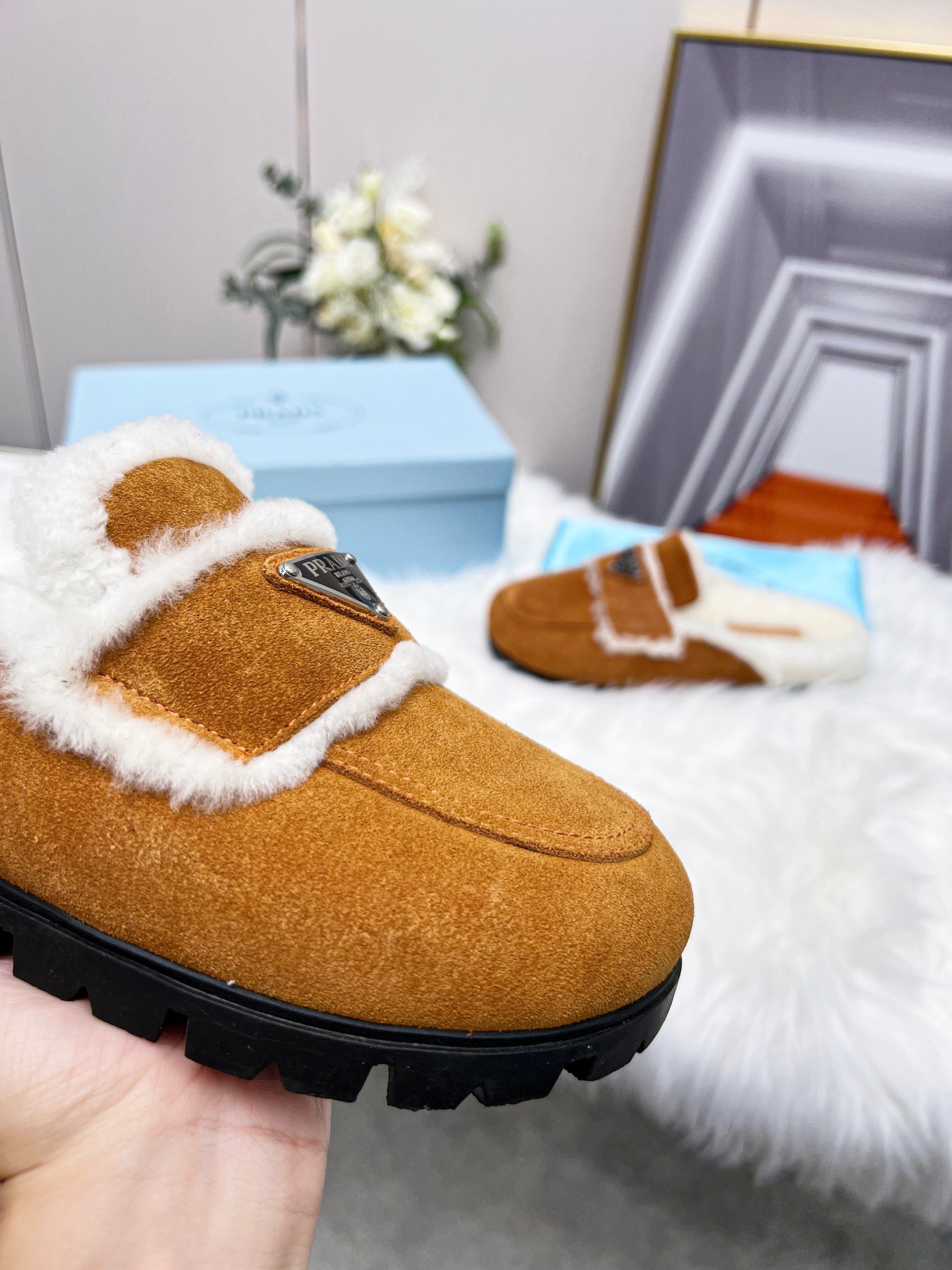 PRADA Wool Slippers