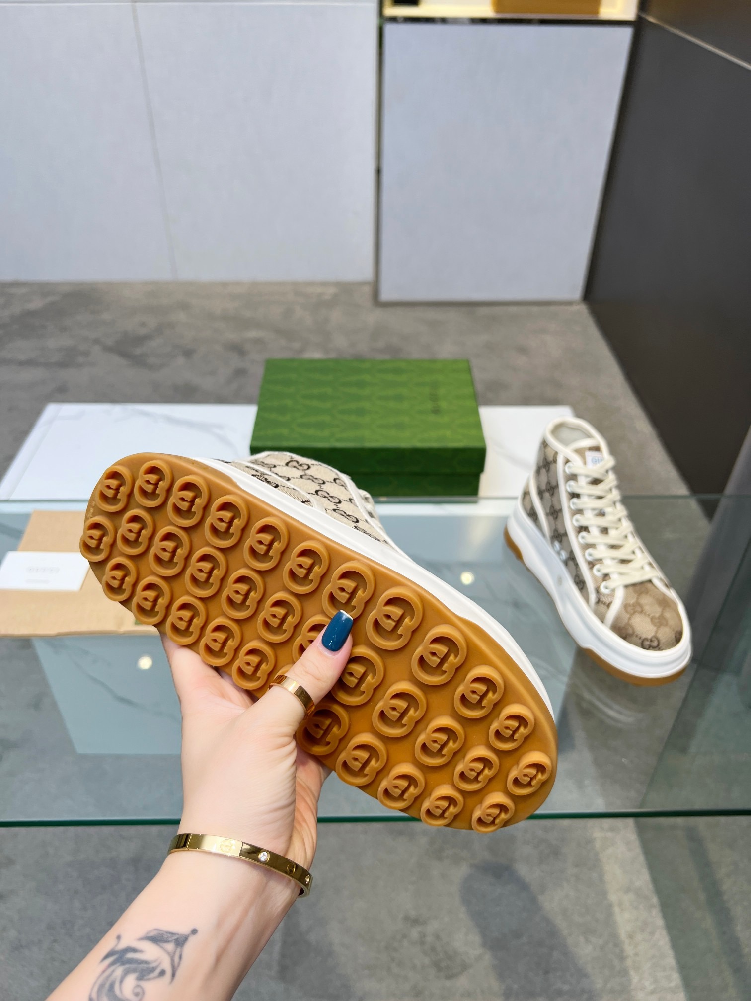 GUCCI high-top sneakers