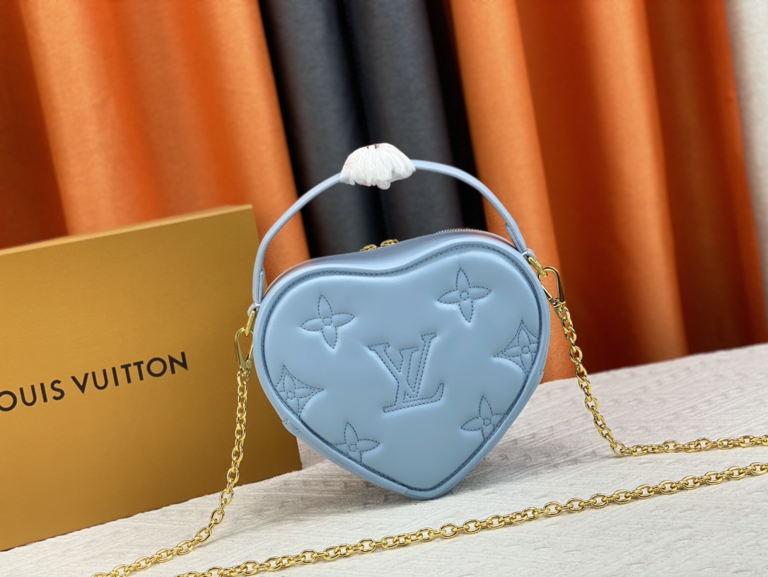 LV Bubblegram Heart Bag