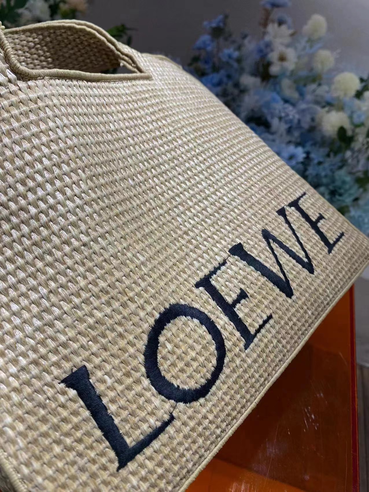 LOEWE Straw handbag