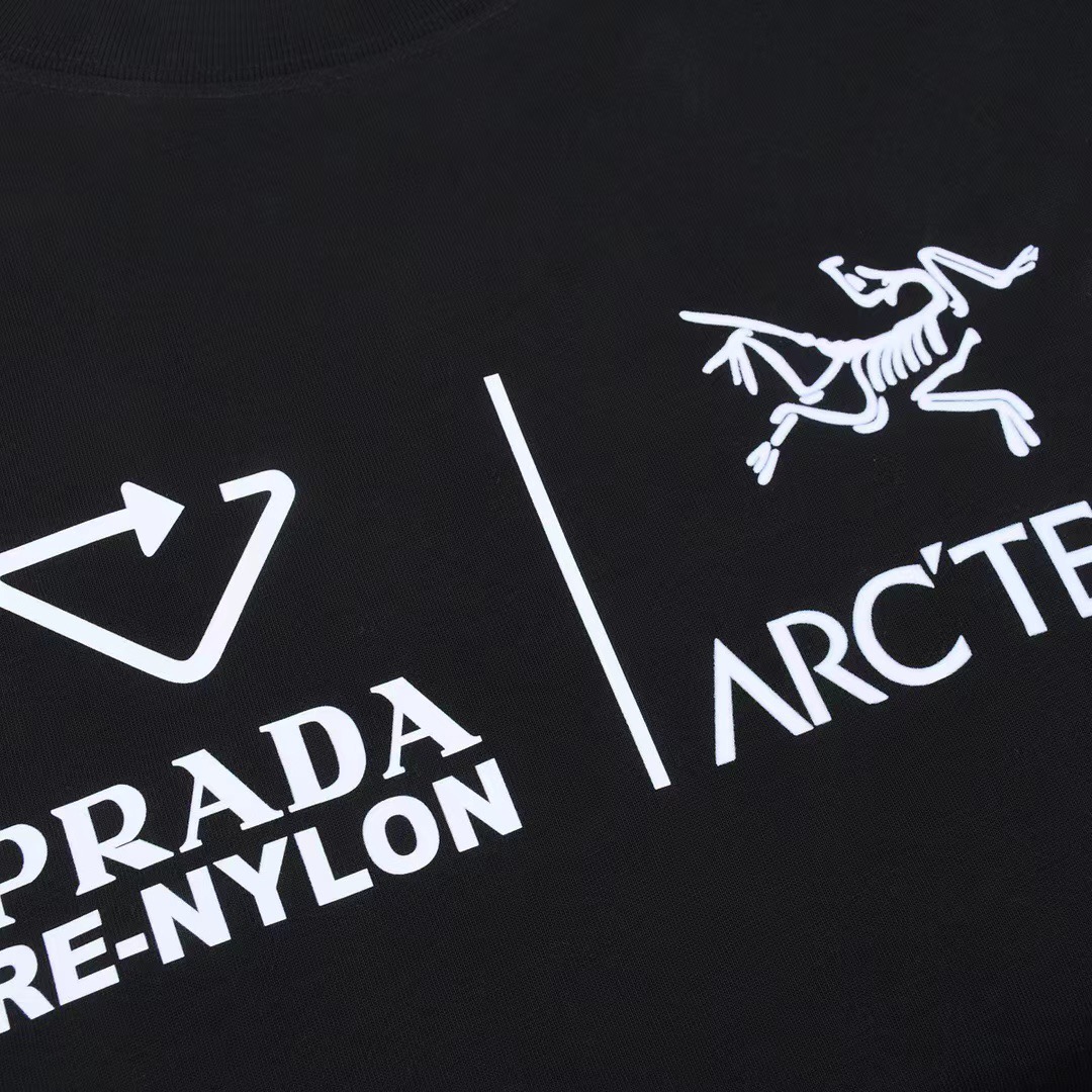 PRADA & ARC`TERYX T shirt