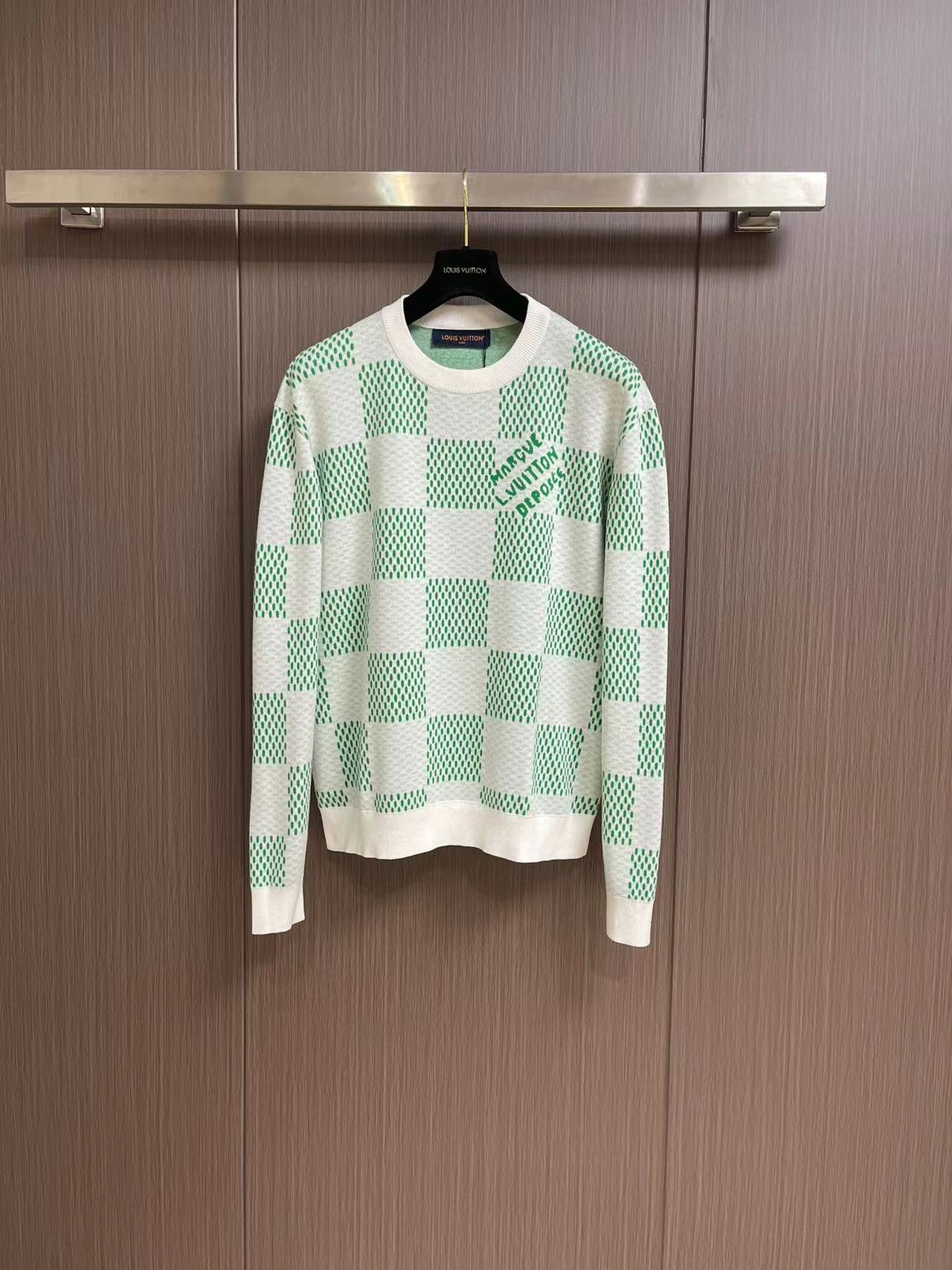 LV  Damier Cotton Sweatshirt