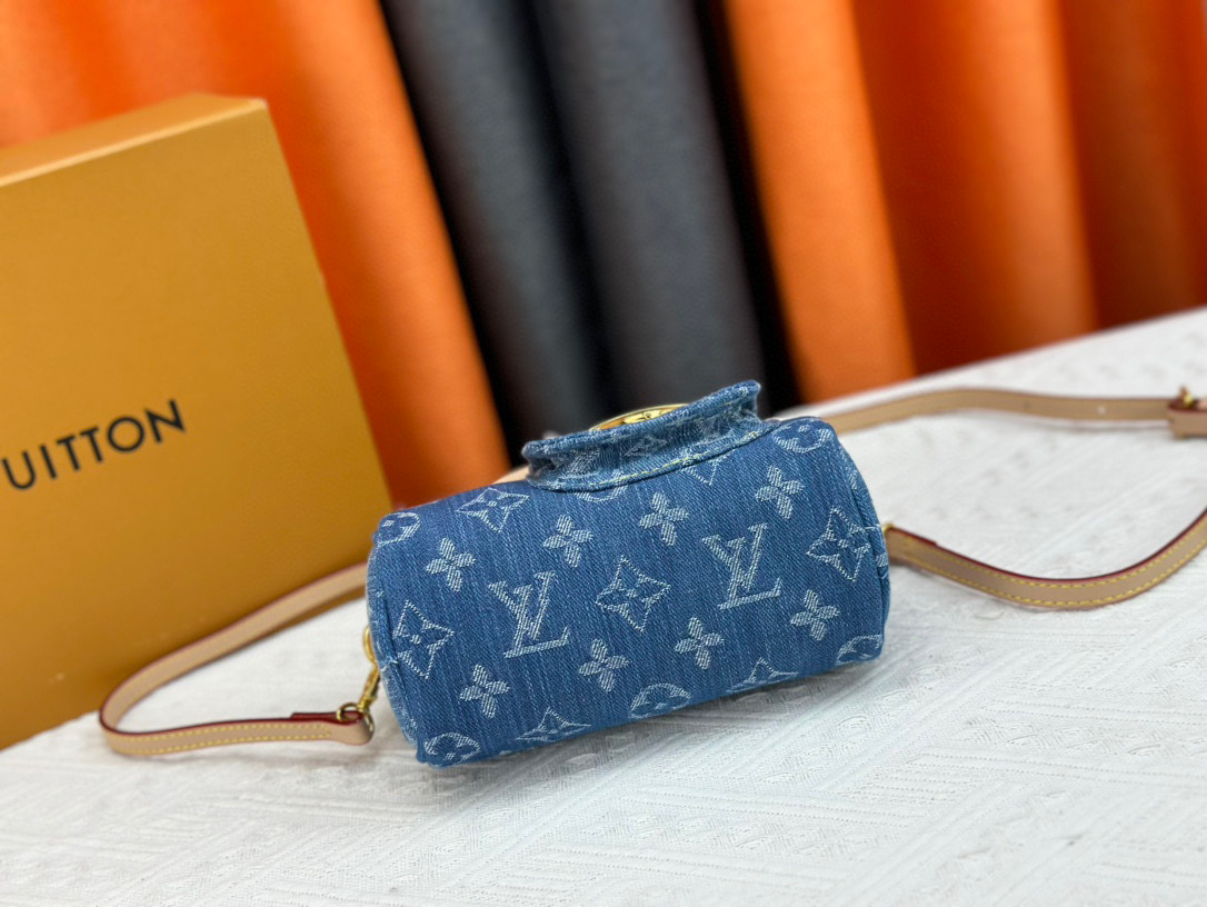 LV Denim Nano Speedy Bag