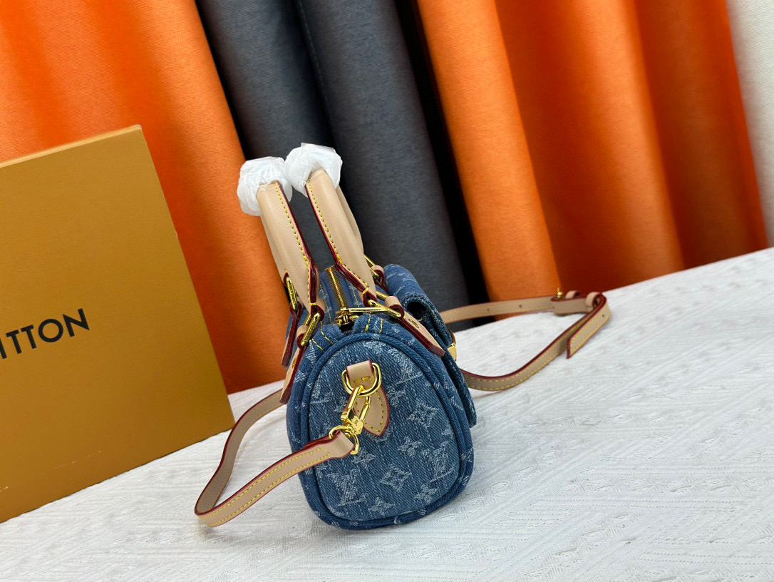 LV Denim Nano Speedy Bag