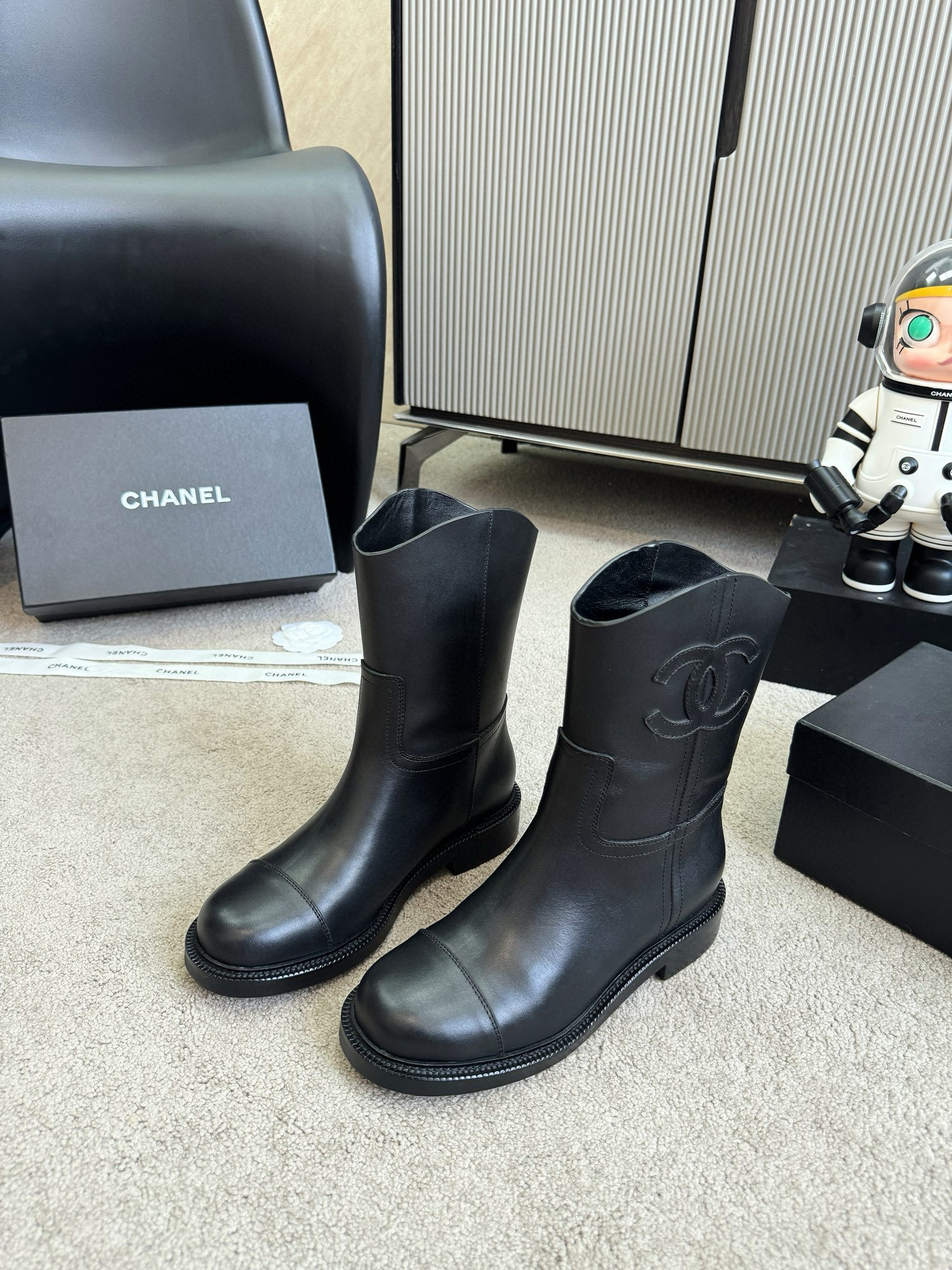 CHANEL knight boots