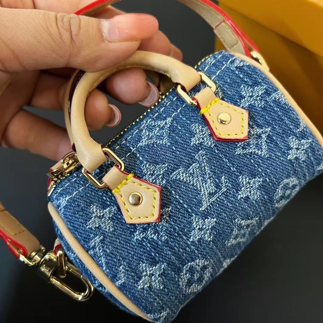 LV Mini Speed Denim Bag