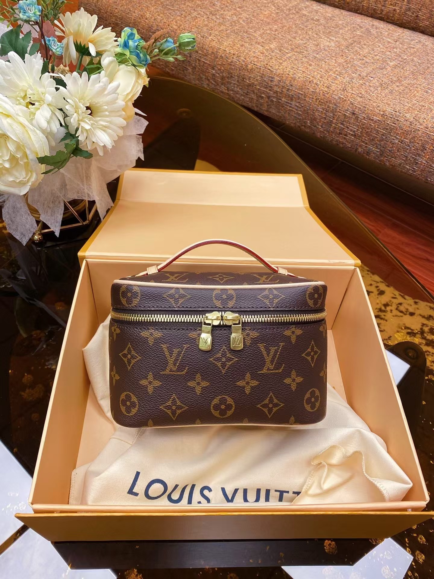 LV  Nice Mini Toiletry Bag