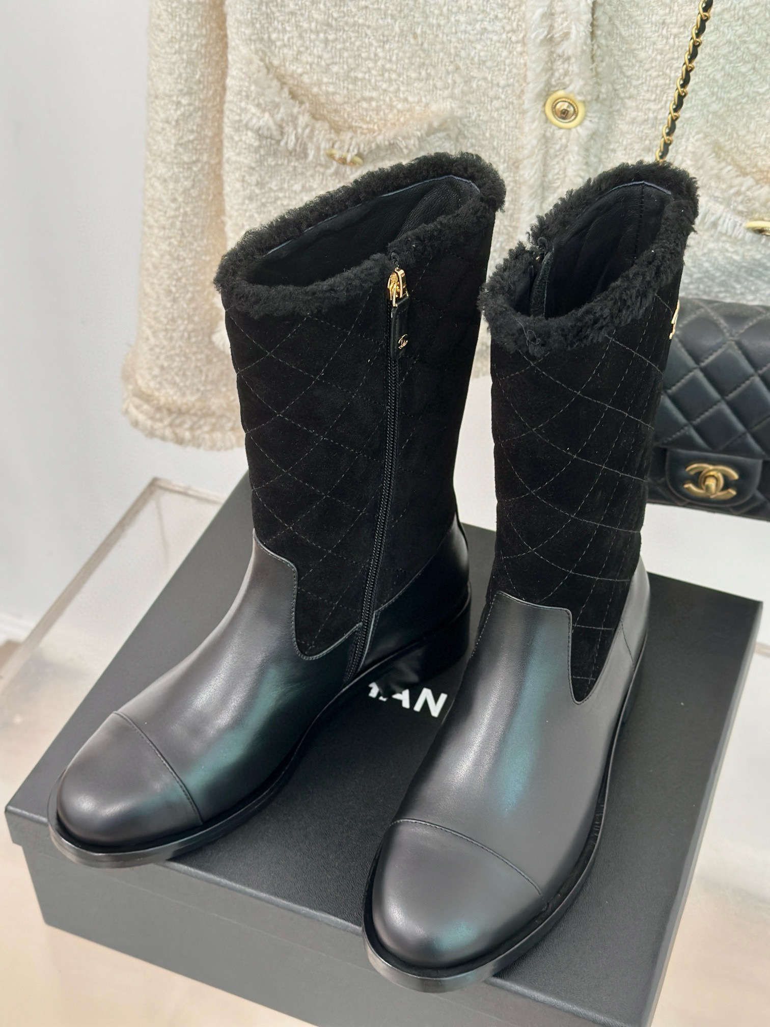 CHANEL Snow Boots