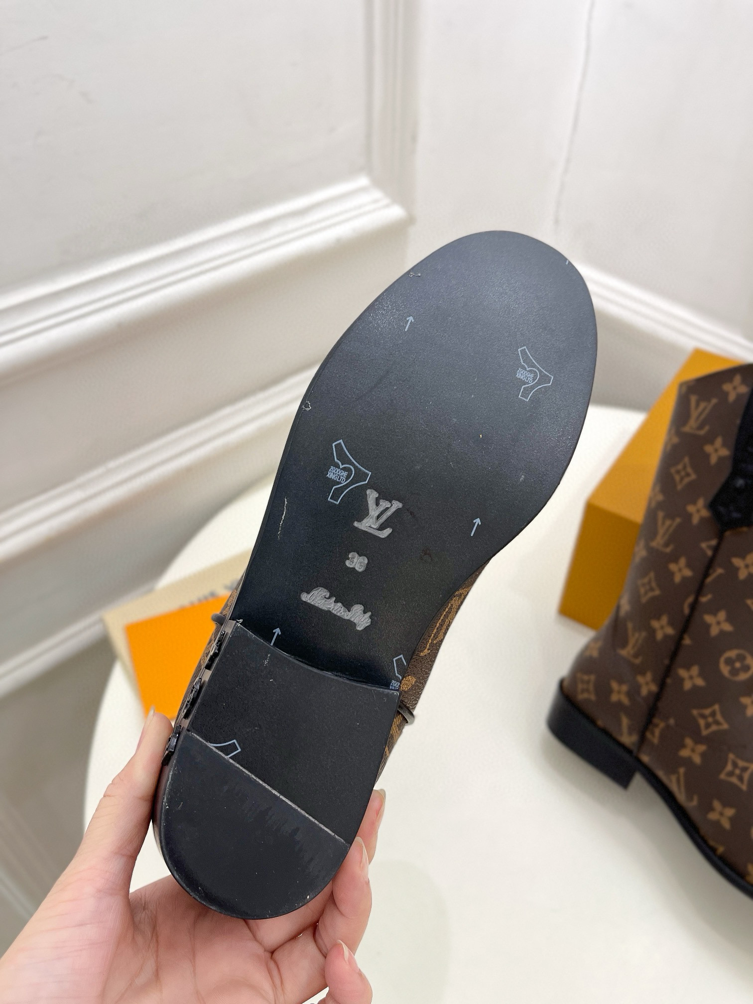 LV RIDER Western cowboy boots