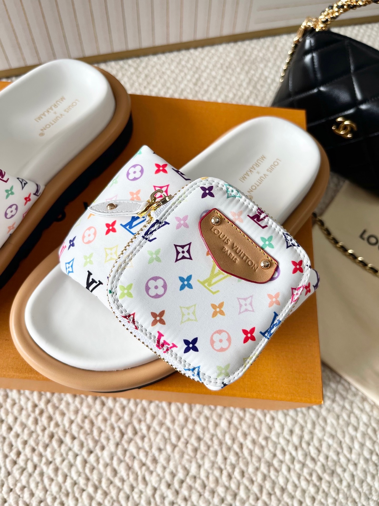 LV x TM Slippers