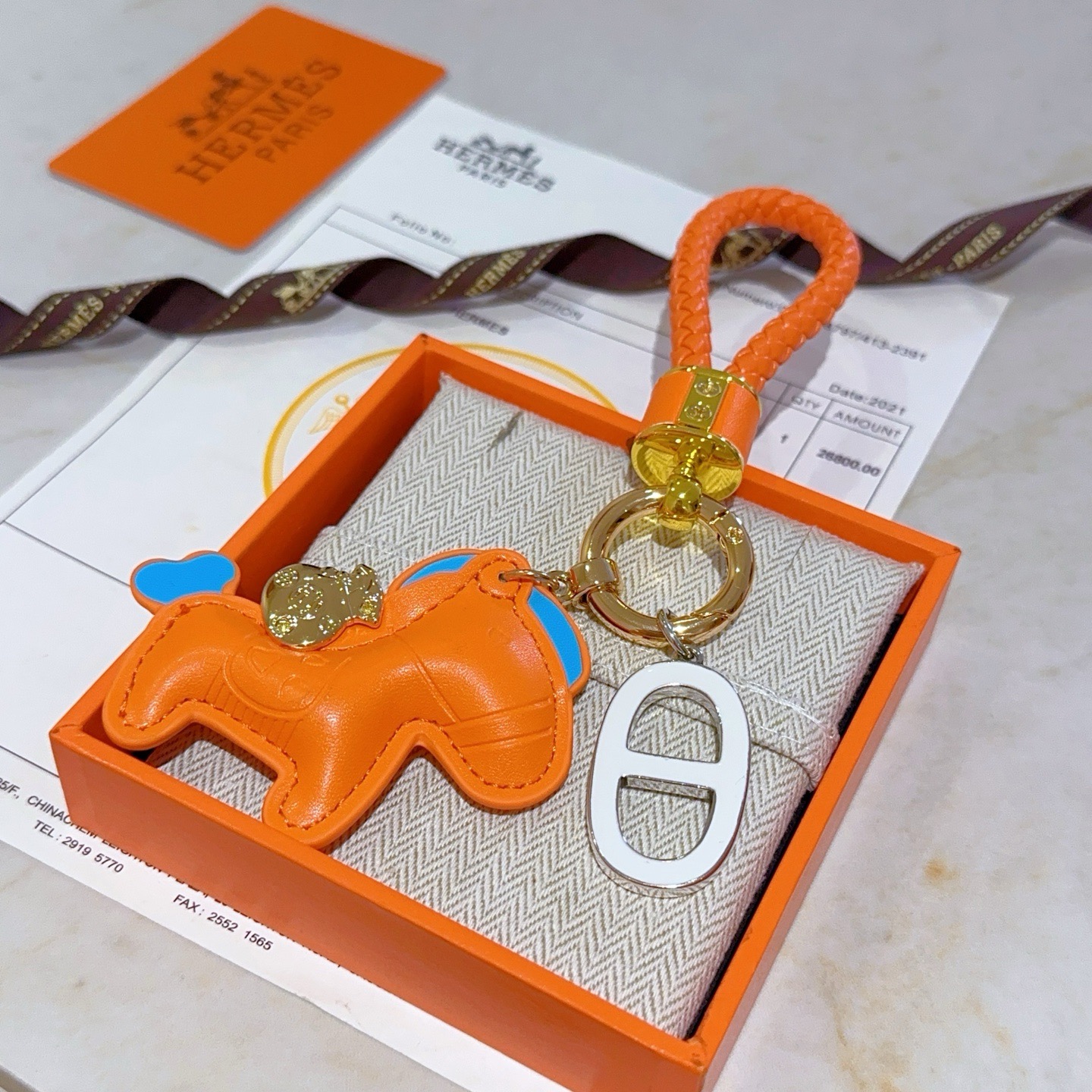 Hermes key Chain