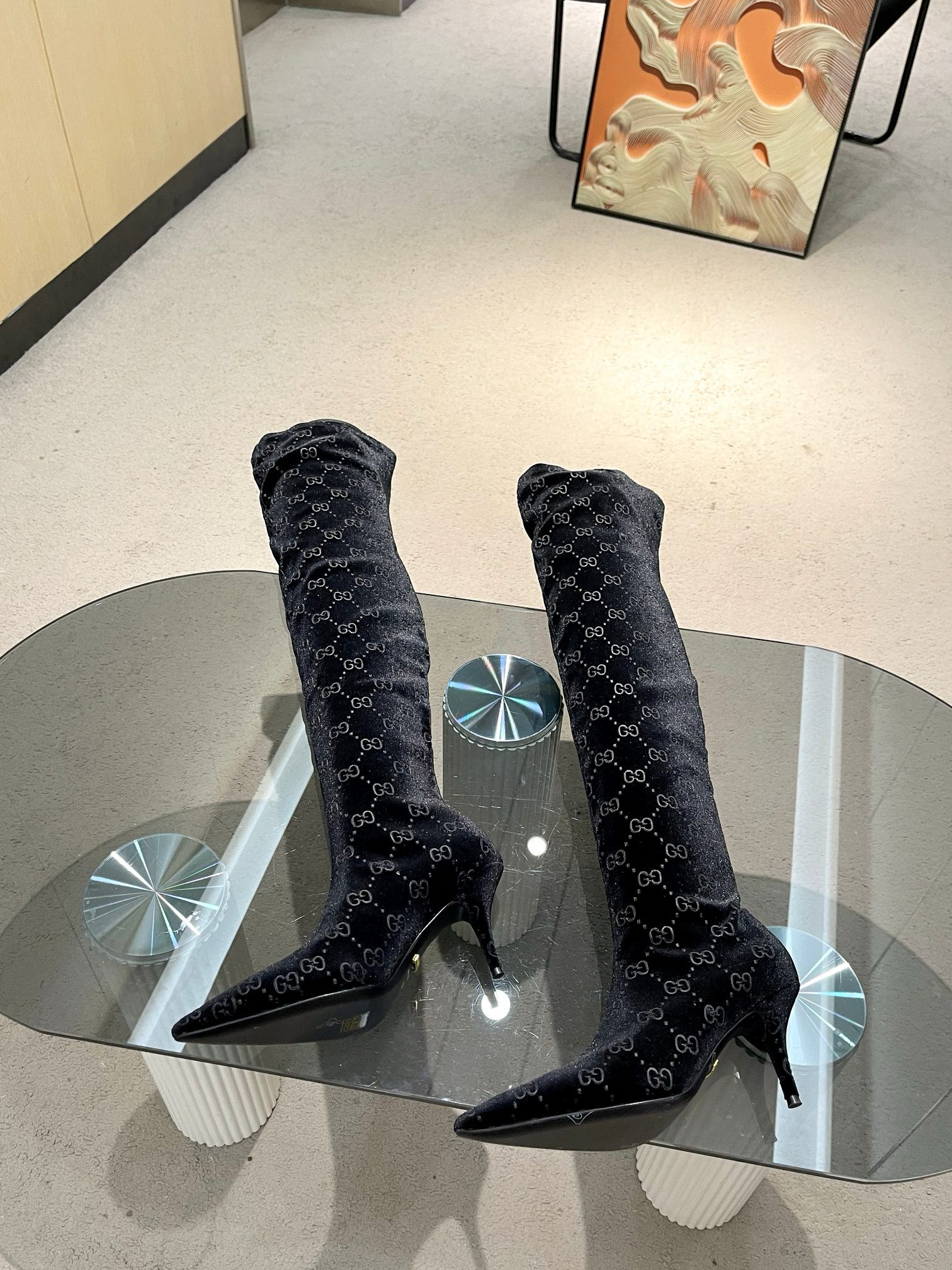 Gucci stretch boots 22 inches