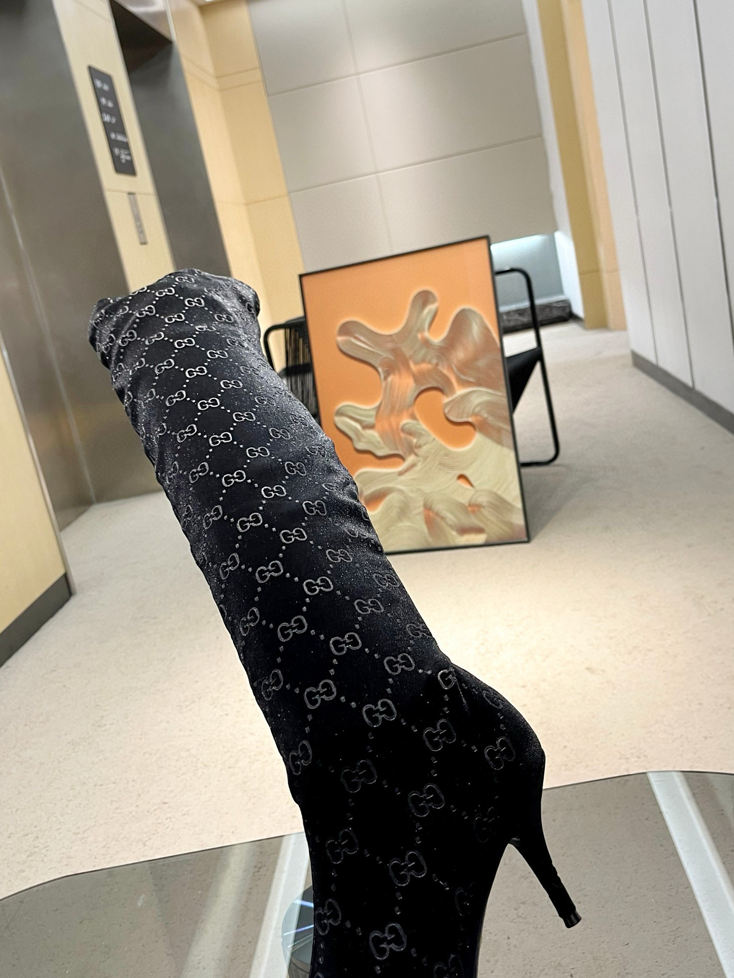 Gucci stretch boots 22 inches