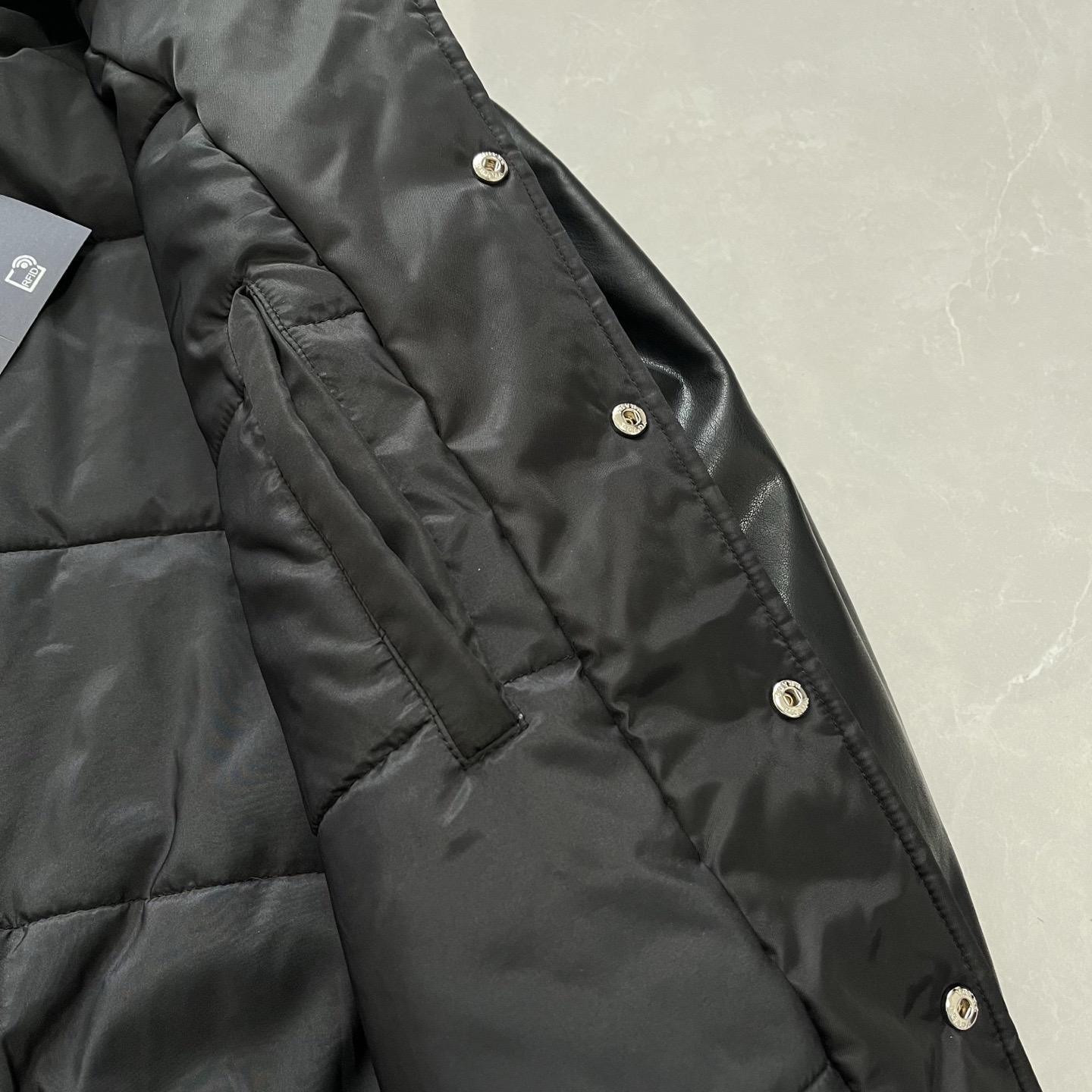 Baseball-style cotton jacket