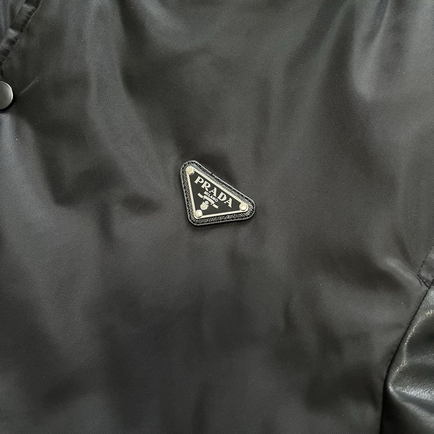 Baseball-style cotton jacket